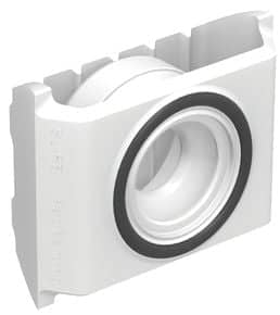 Clip femelle gamme stratlock Montage frontal sur fourrure acier