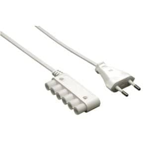 Câble d'alimentation pour spot et réglette 230 V 6 sorties