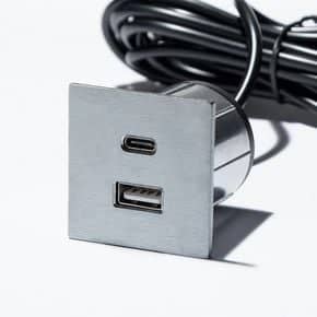 Bloc-prises USB Versapick Carré
