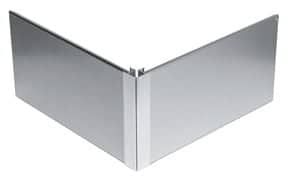 Angle PVC réglable 90-270° Alu brossé