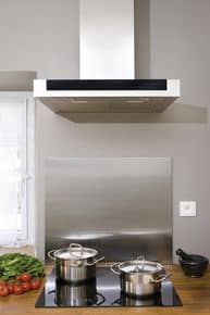 Crédence inox brossé