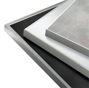 Profil de cadre pour façades Bordure 2,5 mm