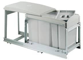 Poubelle coulissante milord 25 L Pour meuble de 300 mm
