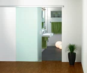 Kit garniture 1 porte verre + rail Hawa Porta 40 GE