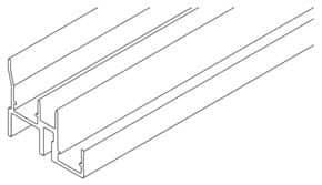 Hawa Combino 50 H FS rail haut de guidage double