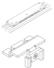 Amortissement pour porte centrale Hawa Combino 50 H FS