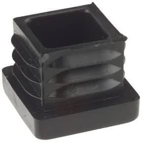 Embout de tube carré et rectangulaire Rentrant carré