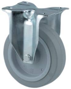Roulette standard gris souple
