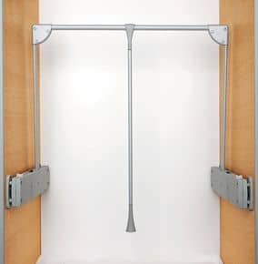Penderie super professionnelle Largeur réglable jusqu'à 1 100 mm
