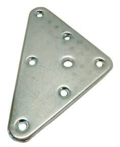 Platine triangulaire taraudée M8x125