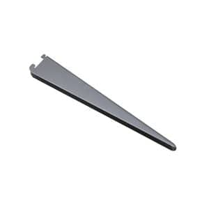 Console pour crémaillère double perforation au Pas de 32 Peinture Epoxy gris alu