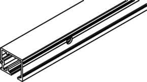 Rail pour montage mural HAWA Junior 80/100 Pour Hawa Junior 80/100 B et Z