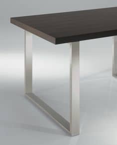 Pied de table rectangulaire Hauteur 710 mm