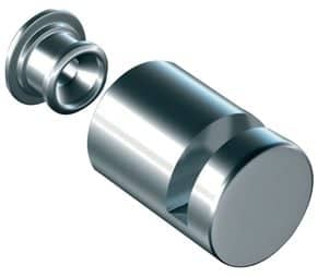 Platine murale fendue