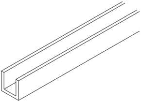 Rail de guidage aluminium Pour Hawa Junior Symmetric, Télescopic, 120, 160 et 250 bois