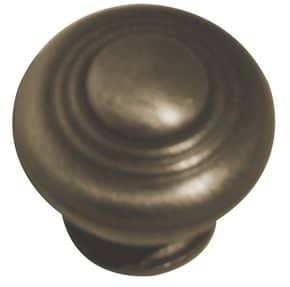Bouton rustique Zamak bronze