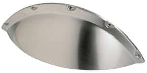 Poignée coquille SYDNEY zamak Inox brossé