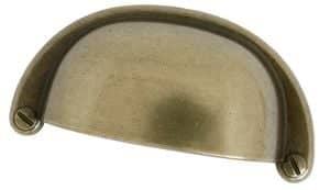 Poignée coquille Zamak Bronze