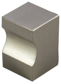 Bouton encoche carré inox 304 Inox brossé