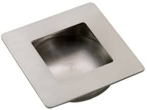Poignée cuvette carrée inox 304 Inox brossé