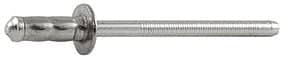 Rivet multi-serrage tout inox tête plate