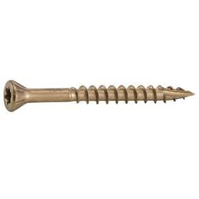 Vis bois tête fraisée réduite Torx Inox A2 Brun