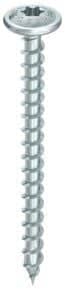 Vis Heco Topix-Plus tête large Torx Acier zingué blanc