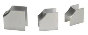 Angle de pareclose Acier zingué blanc