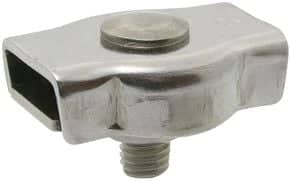 Serre câble plat simple Inox A4