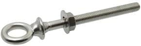 Vis à oeil pour tendeur avec écrou Inox A4
