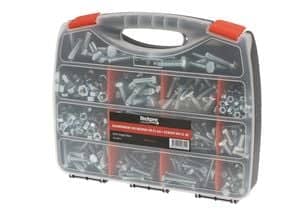 Coffret vis métaux TH Classe 8.8 et écrous HU Classe 8 Acier zingué blanc