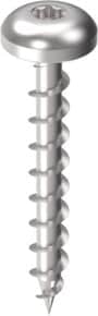 Vis EXCLUSIVE® bois et agglo tête cylindrique Torx Acier zingué blanc