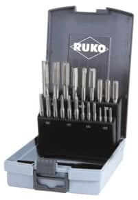 Coffret 21 tarauds à main HSS pas métrique