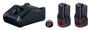 Pack 2 batteries et chargeur 12 V