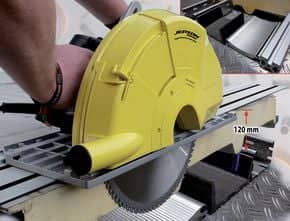 Scie circulaire pour métal Handy Dry Cutter 8320 + rail