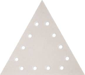 Abrasif triangulaire 12 trous Disque abrasif triangulaire 12 trous grains panachés