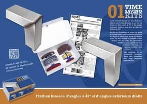 Kits de polissage pour angles extérieurs droits Kits pour angles à 45° et angles extérieurs droits