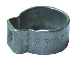 Collier 1 oreille pour tuyau gaz