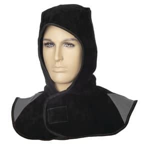 Coiffe noire en cuir Arc Knight®