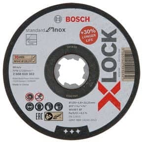 Disque à tronçonner standard inox X-LOCK