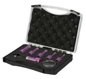 Coffret 6 trépans diamant à sec 6 à 22 mm M14