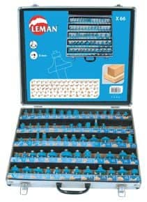 Coffret plastique de 66 mèches carbure