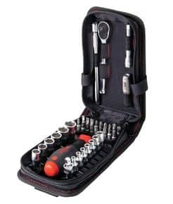 Jeu embouts et douilles 1/4" 40 pièces