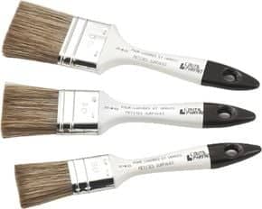 Lot de 3 brosses plates spéciales lasure