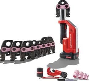 Sertisseuse ROMAX 18 V avec 8 mâchoires