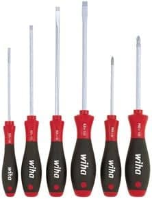 Jeu de 6 tournevis Fente / Phillips