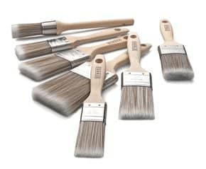 Lot de 7 pinceaux finition acrylique