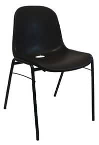 Chaise coquille empilable