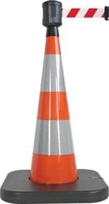 Cône lesté 90 cm avec base à lester et boitier étanche