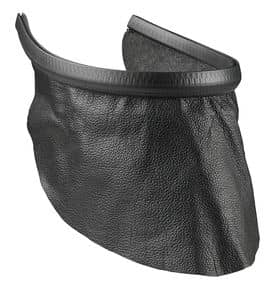 Bavette cuir pour masque